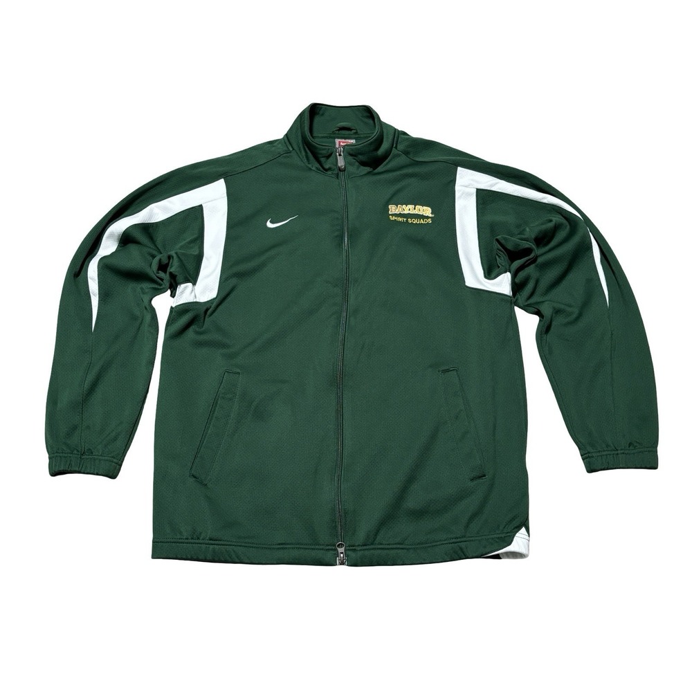 Nike Team x Baylor Bears Spirit Squads Men's Full Zip Track Jacket Size M 22x28